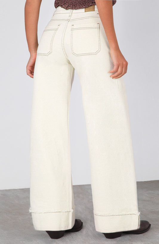 Pantalón Wide Leg Sun Bone