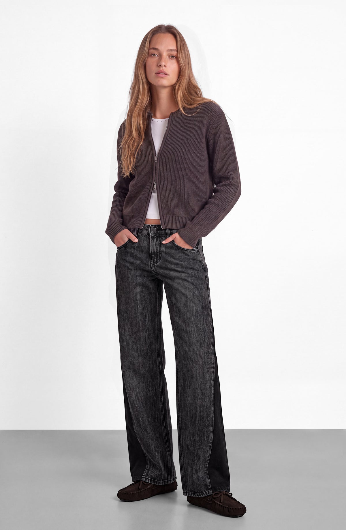 Pantalón Bicolor Grey