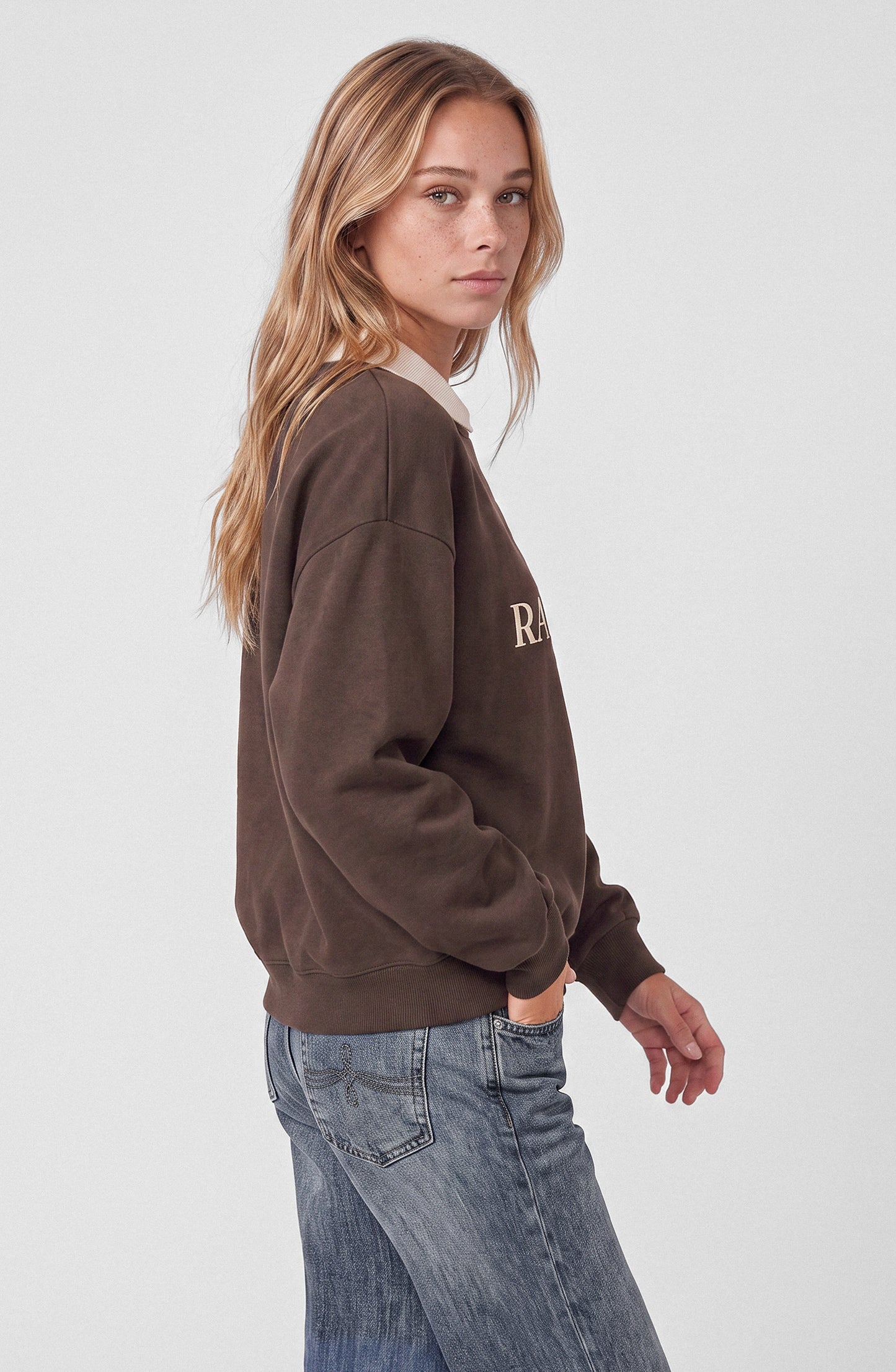 Polerón Crewneck Polo Brown
