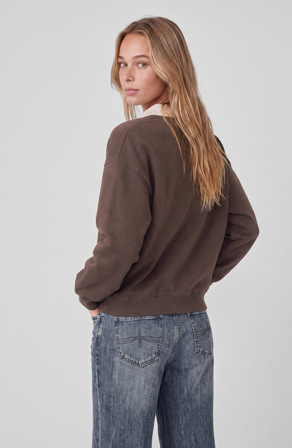 Polerón Crewneck Polo Brown