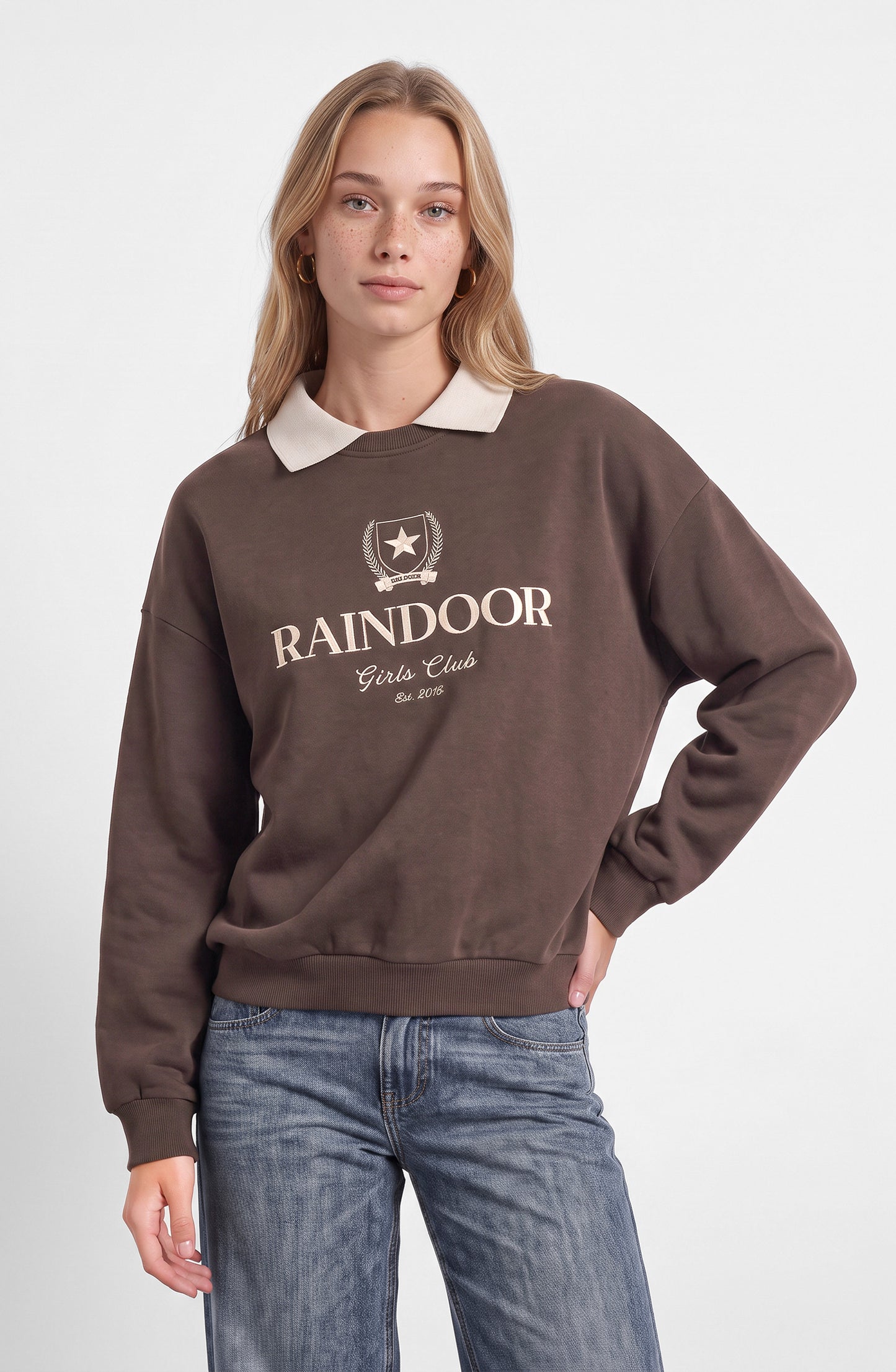 Polerón Crewneck Polo Brown