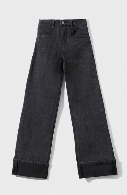 Pants Wide Leg Corazón Black