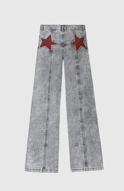 Pantalón Estrellas Bolsillos Gray