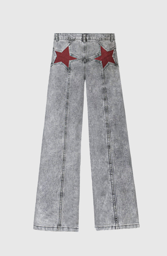 Pantalón Estrellas Bolsillos Gray