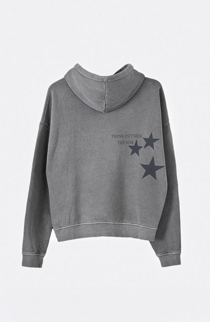 Polerón Hoodie Raindoor Box Grey