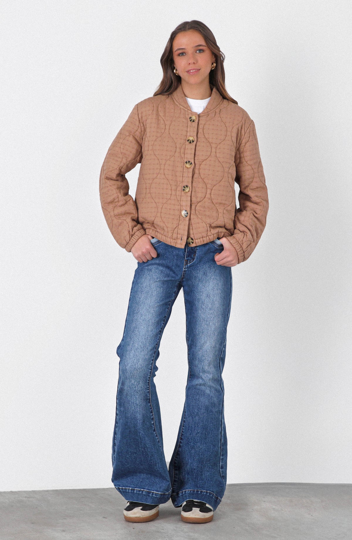 Chaqueta Acolchada Brown
