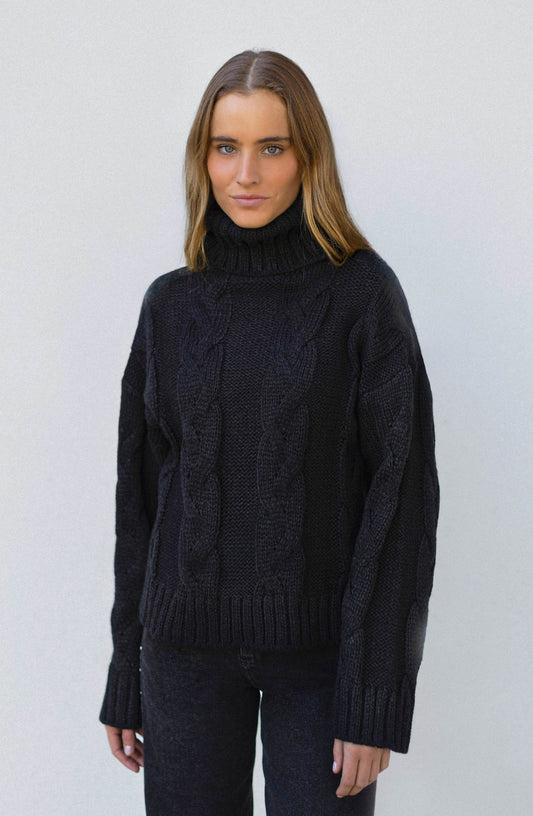 Sweater Trenzado Black