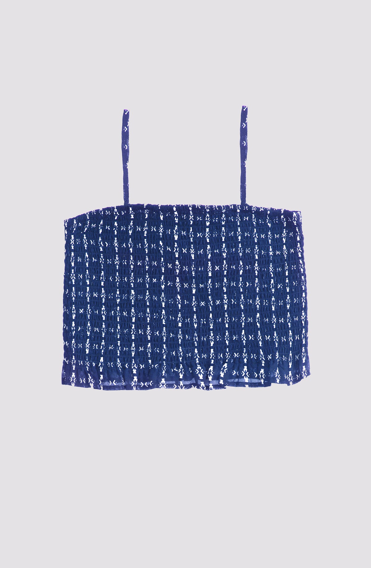 Top Panal Full Print Blue