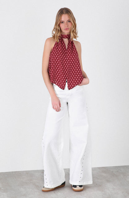 Top Halter Pink