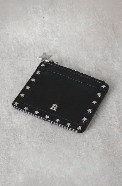 Tarjetero Tachas Estrella Black