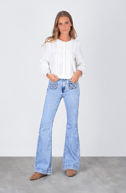 Pantalón Pocket Nudos Blue