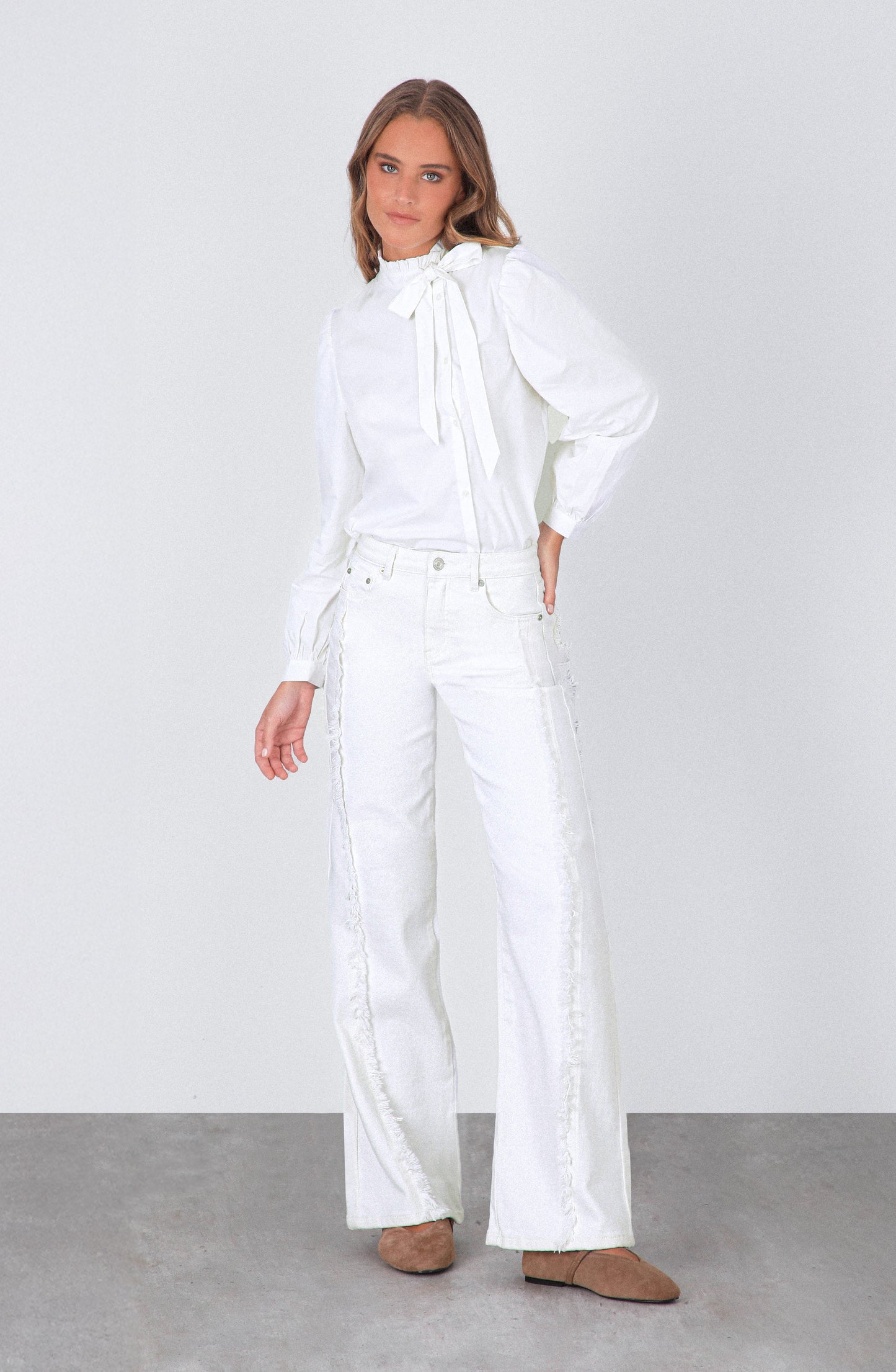 Pantalón Flecos White