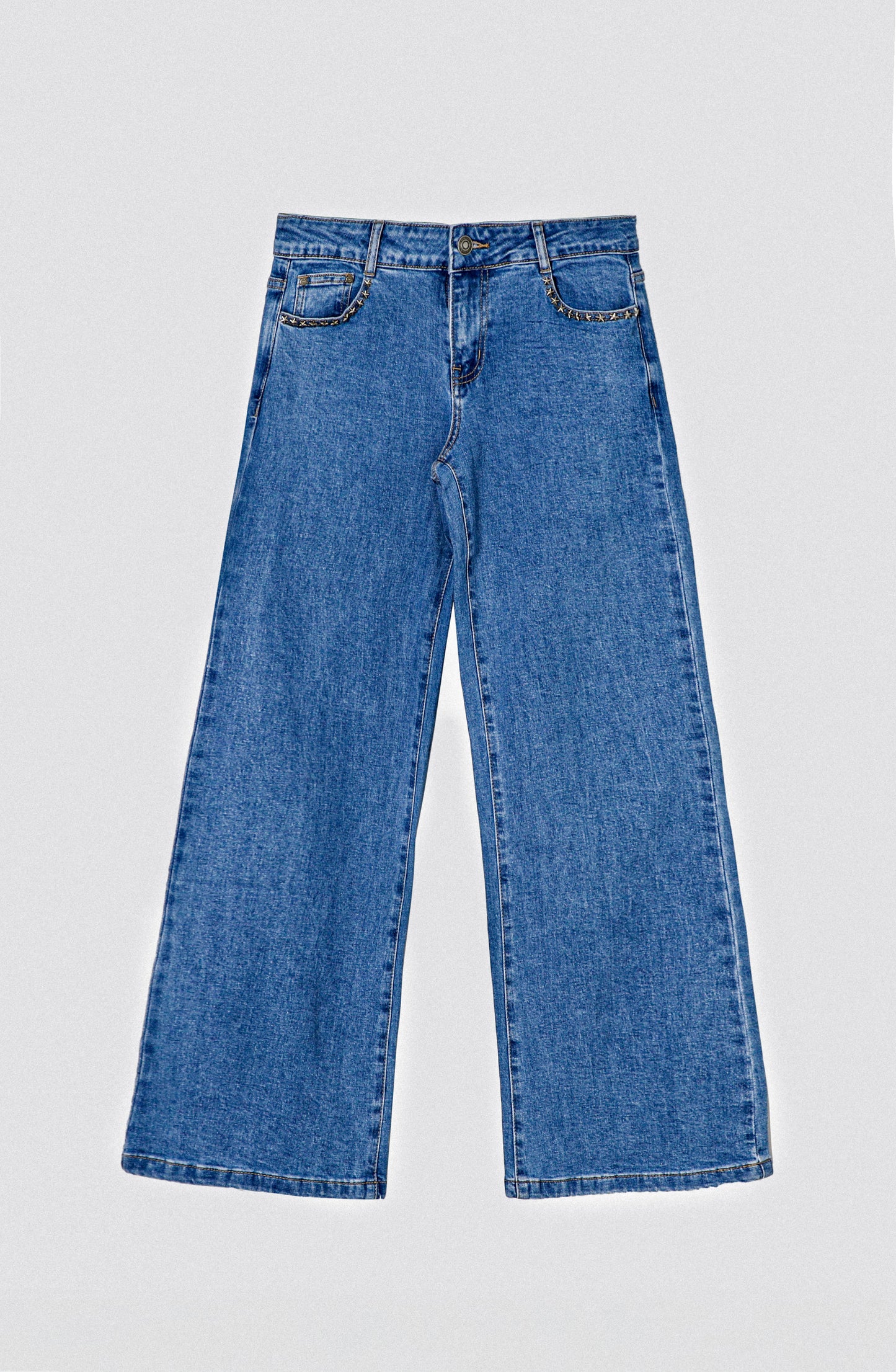 Pantalón Estrella Bolsillo Blue