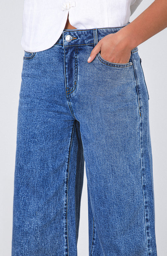 Pantalón Low Rise Blue