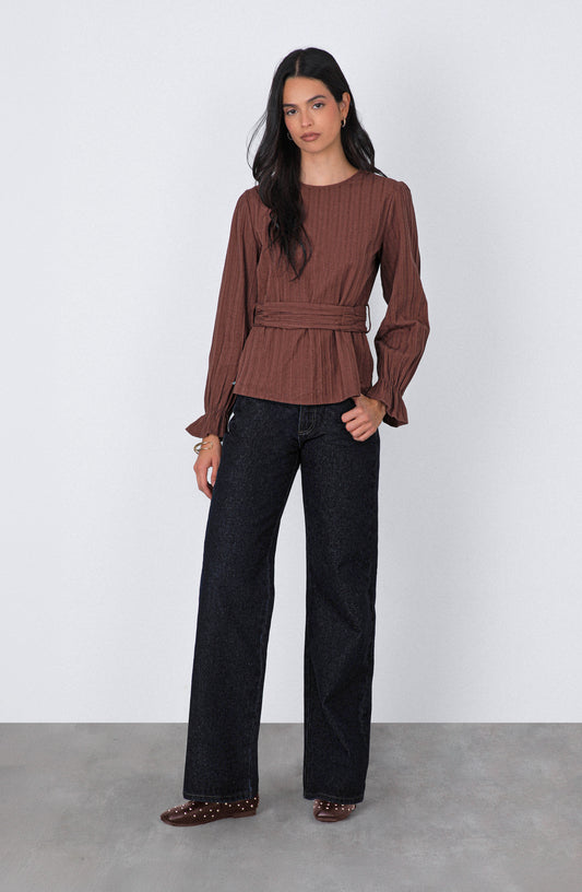 Blusa Cinta Brown