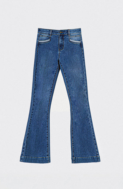 Pantalón Pocket Flare Blue