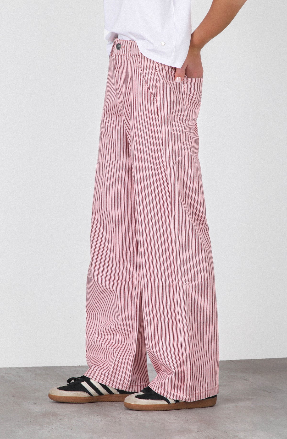Pantalón Rayas Pink