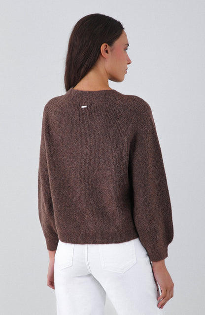 Sweater Lazo Frontal Brown
