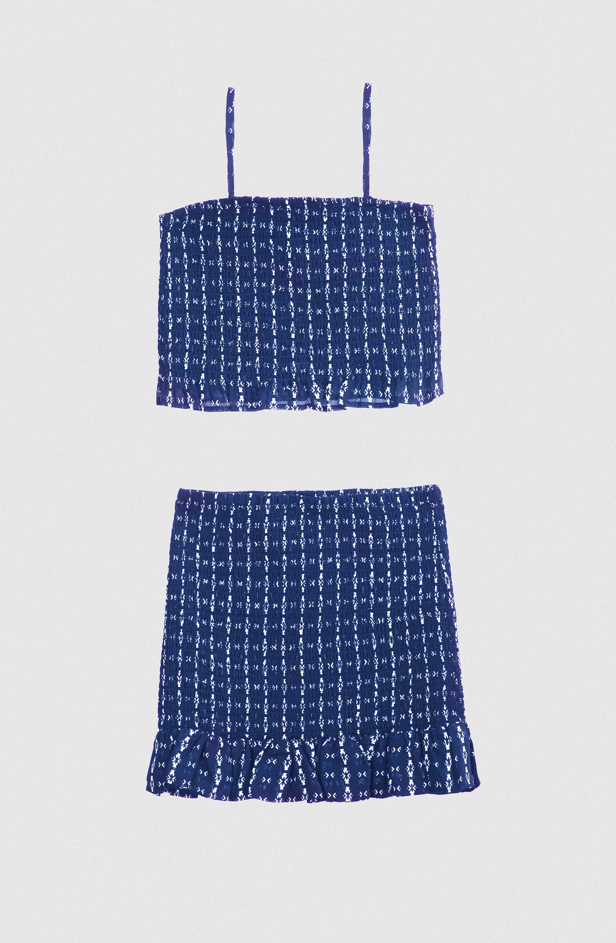 Falda Panal Blue