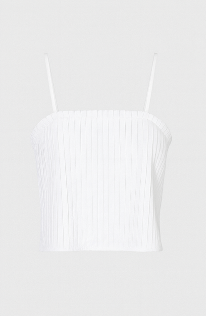 Blusa Pliegues White