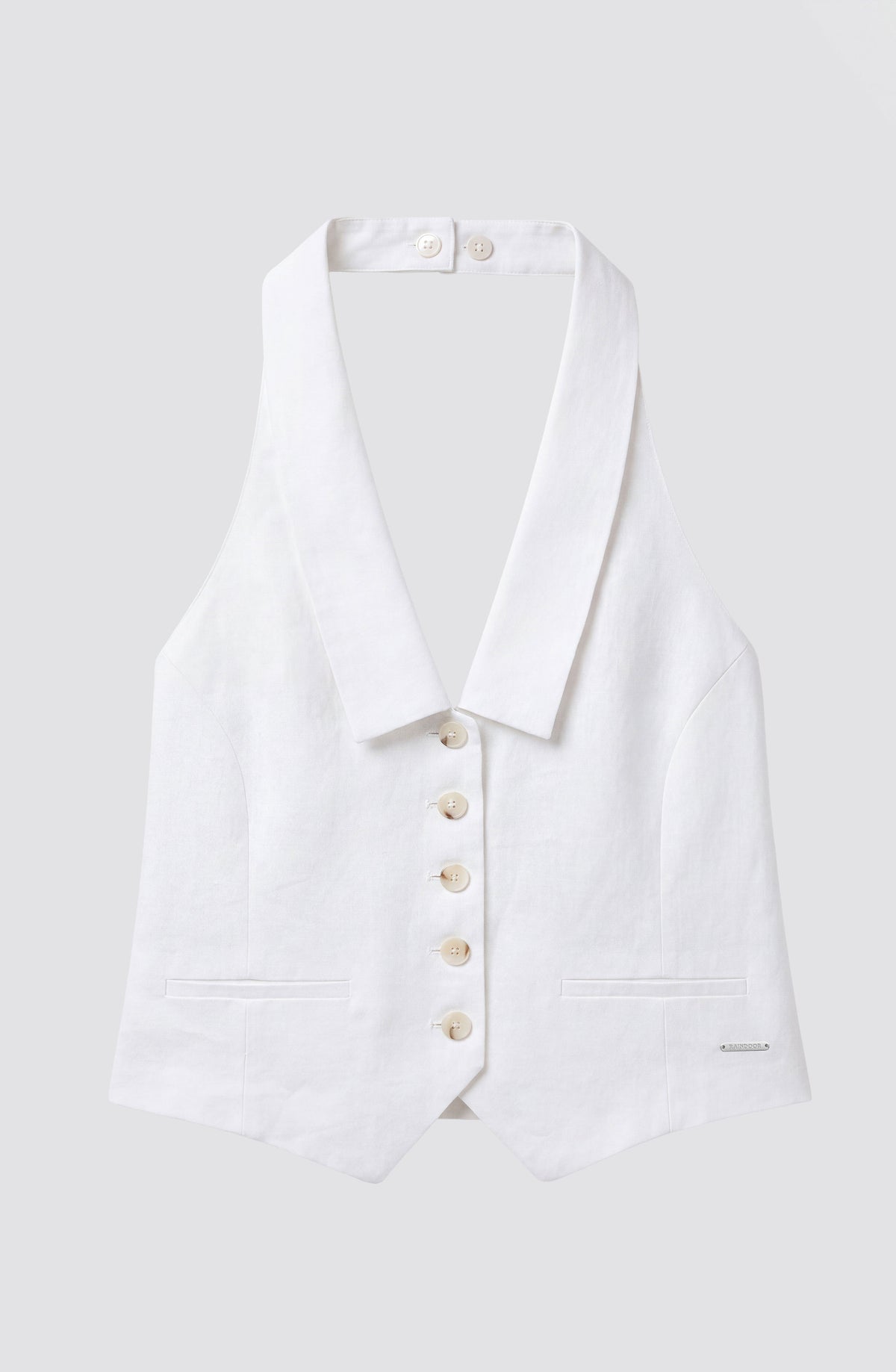 Vest Lino White