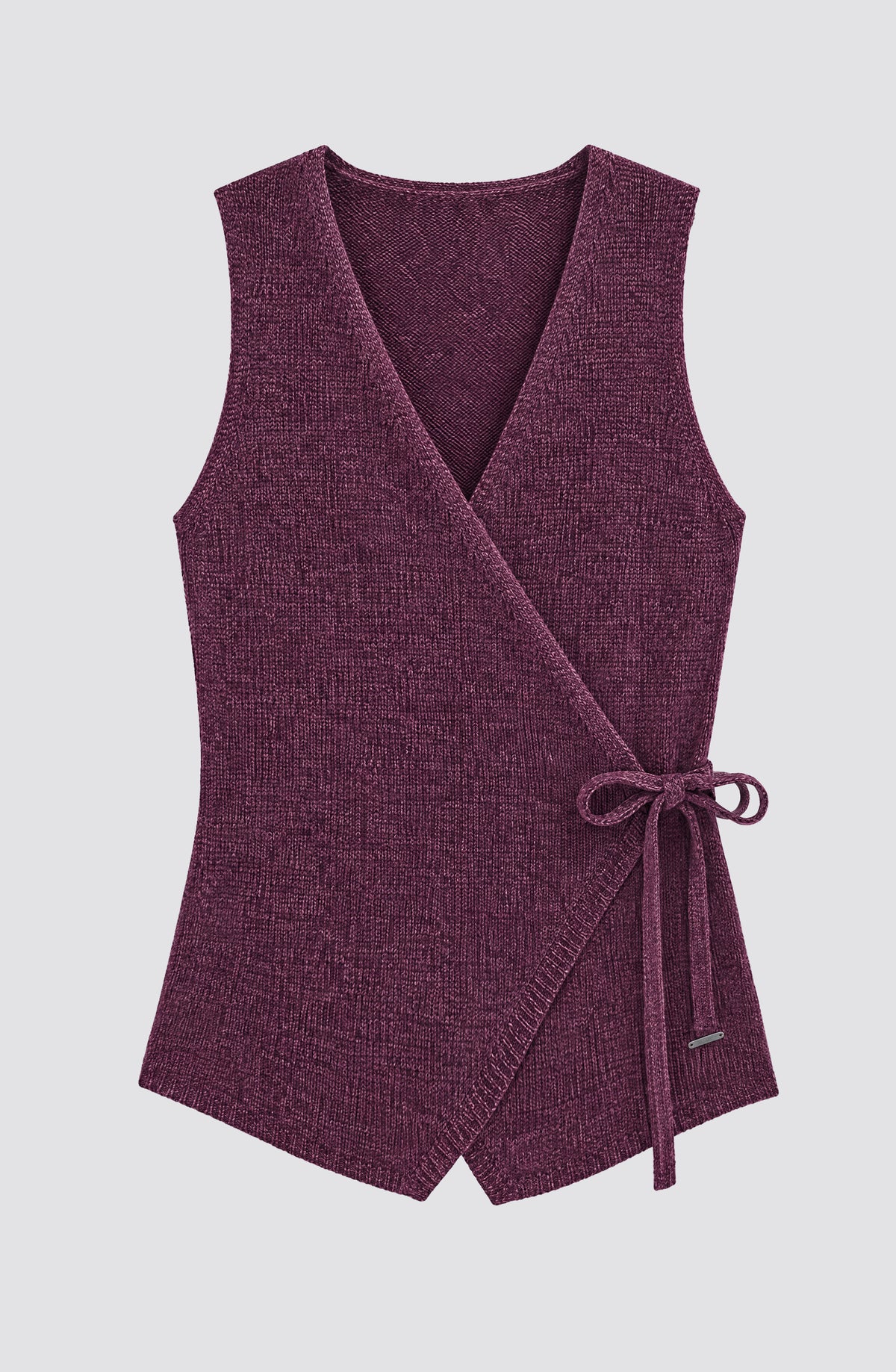 Vest Tejido Lazo Purple