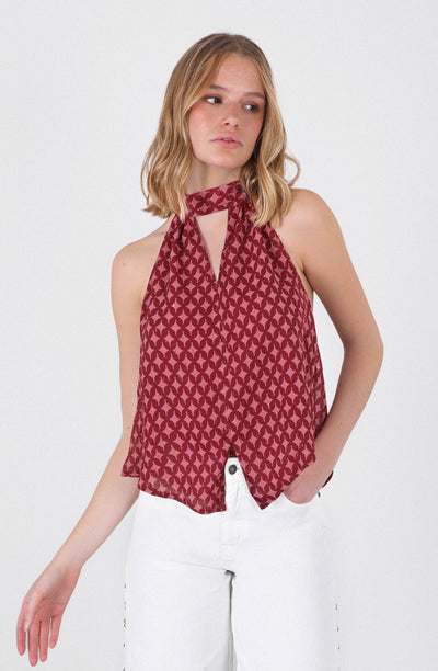 Top Halter Pink