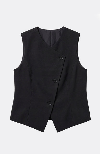 Vest Sastrero Tencel Black