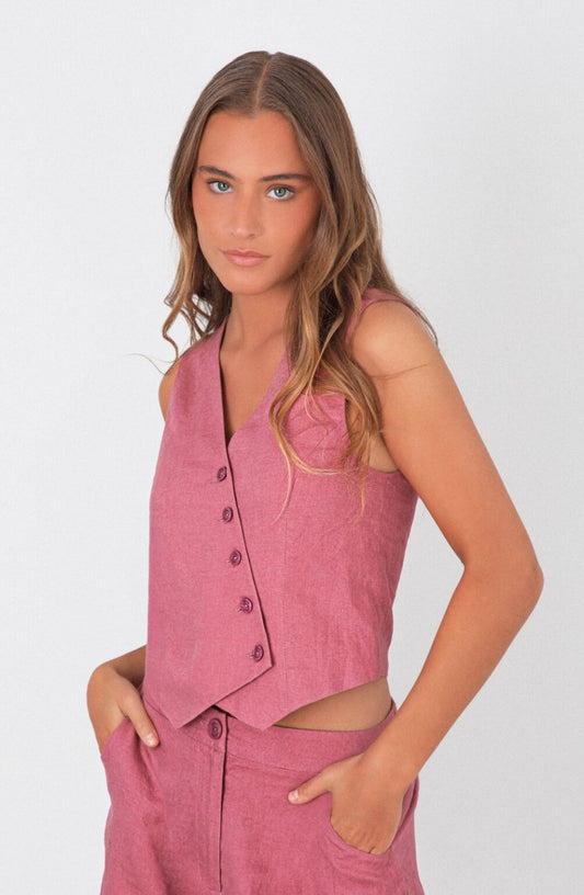 Vest Cruzado Pink
