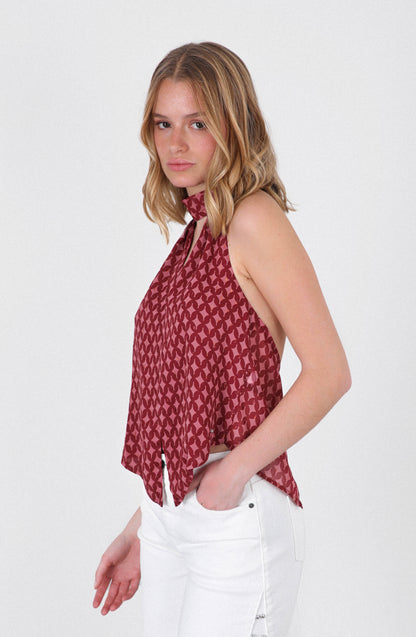 Top Halter Pink