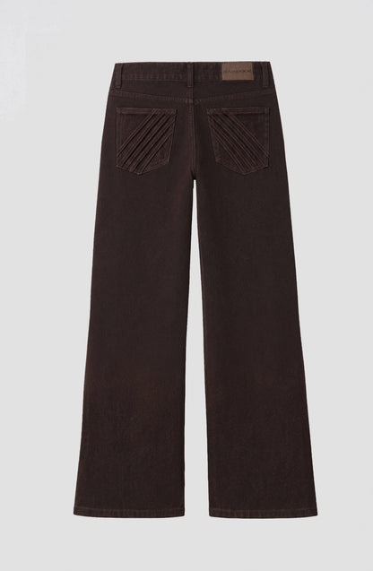 Pantalón Plisado Brown