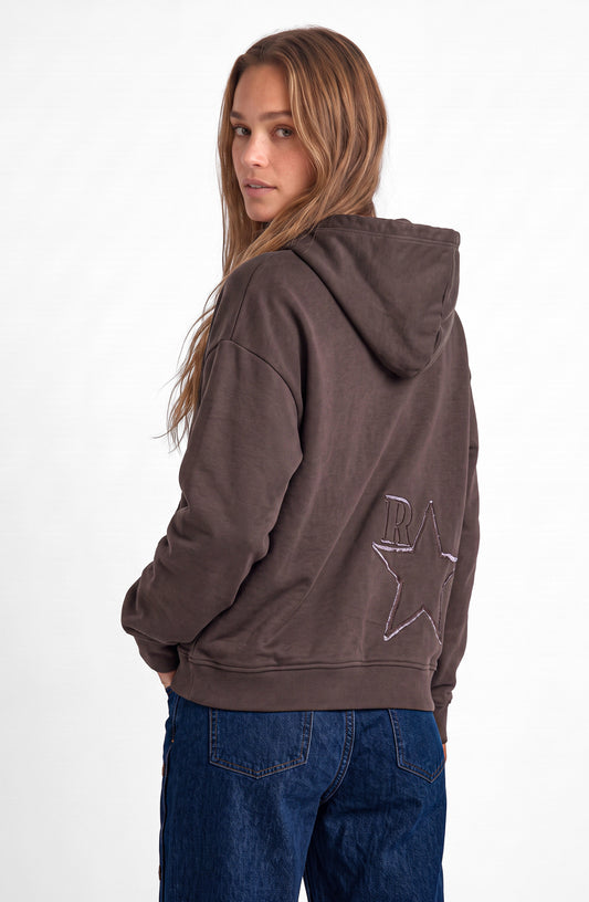 Polerón Hoodie Estrella Brown