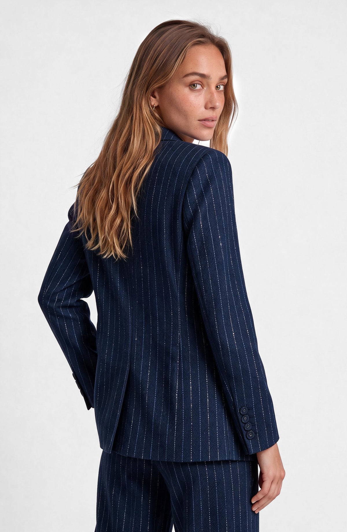 Blazer Lurex Blue