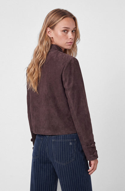 Chaqueta Suede Japo Brown
