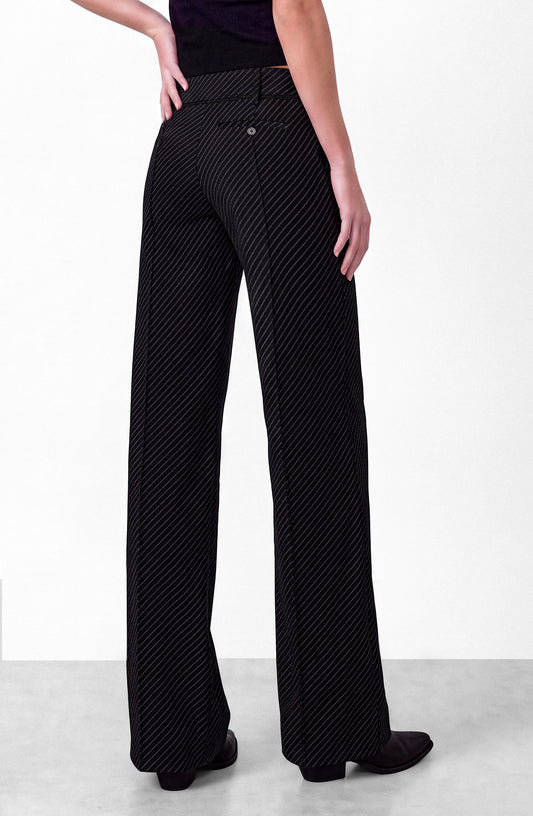 Pantalón Sastrero Rayas Black