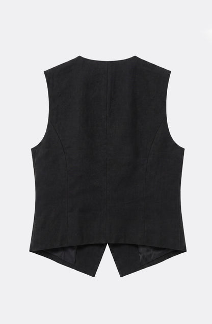 Vest Sastrero Tencel Black