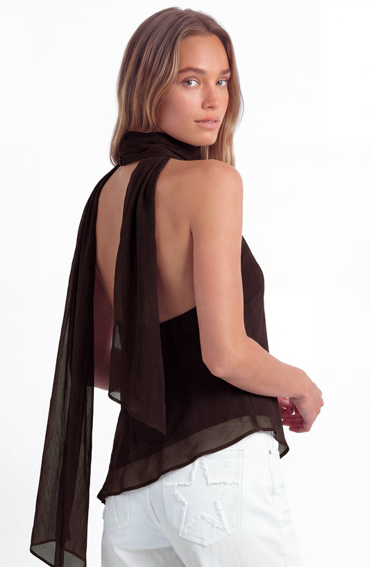 Blusa Asimétrica Brown
