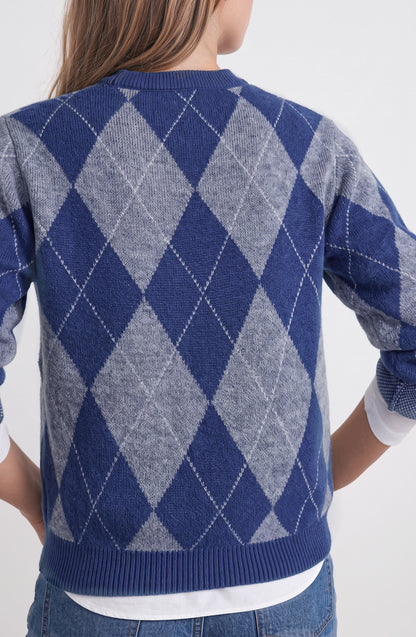 Sweater Rombos Grey