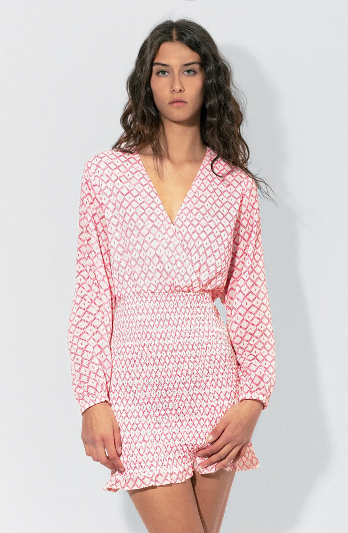 Vestido Panal Pink