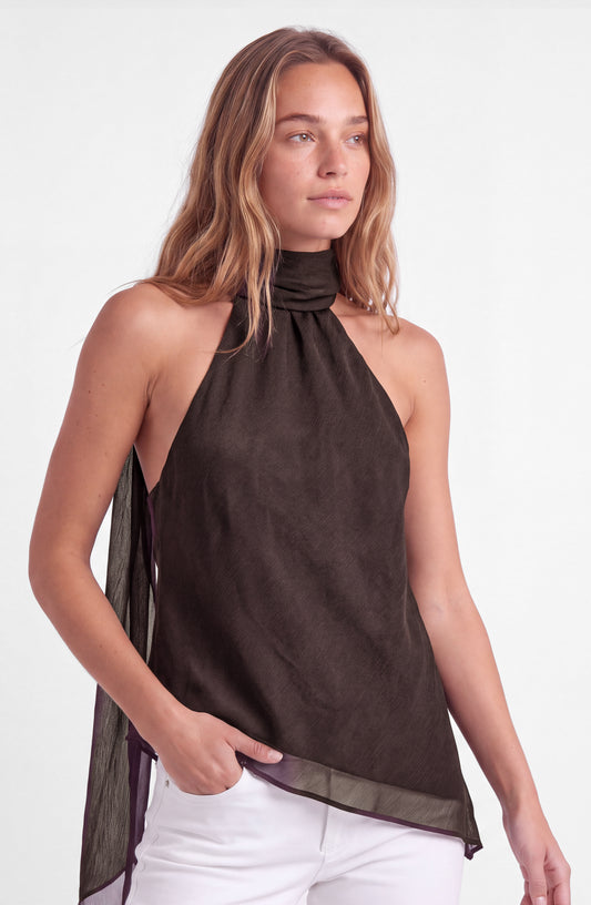 Blusa Asimétrica Brown