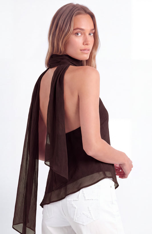 Blusa Asimétrica Brown