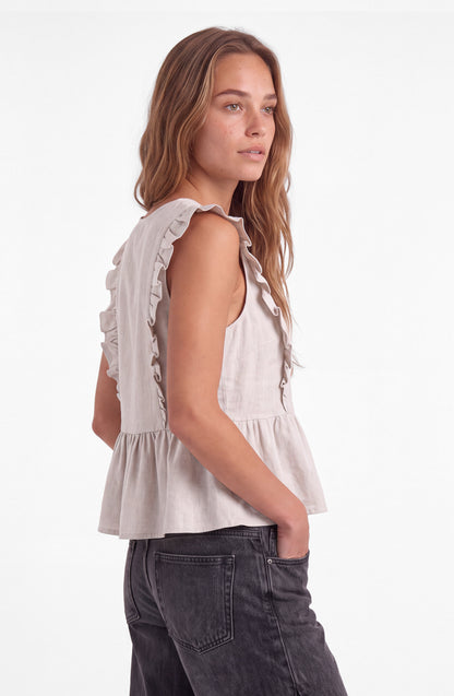 Blusa Vuelos Ecru