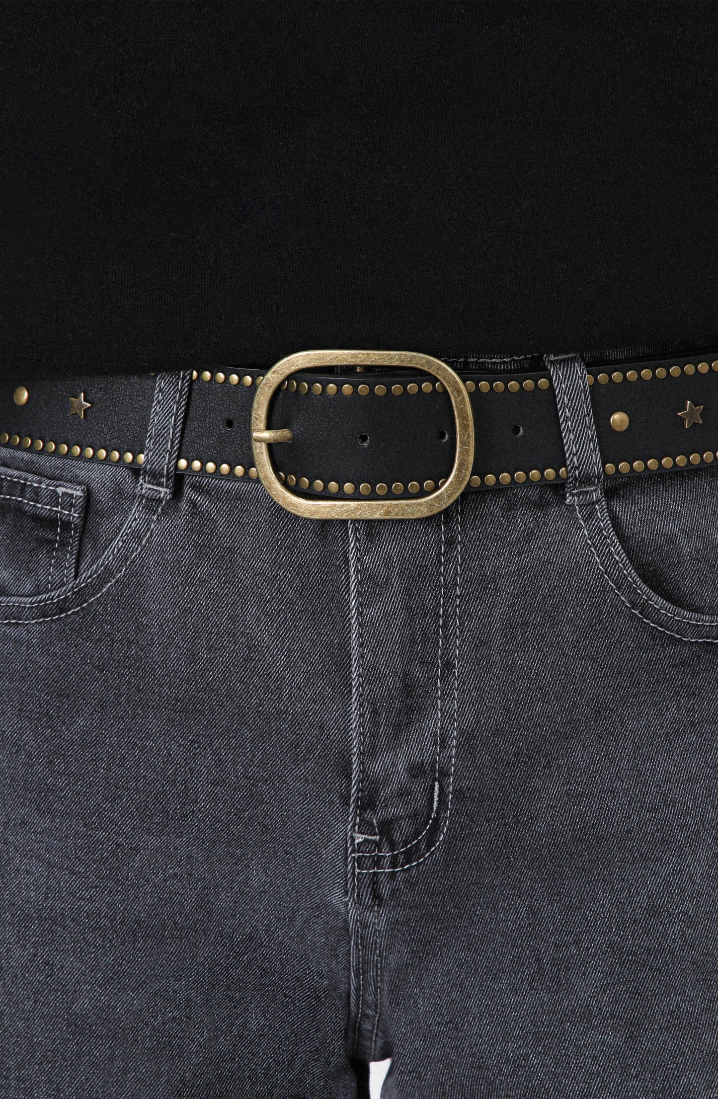 Cinturón Estrellas Tachas Black
