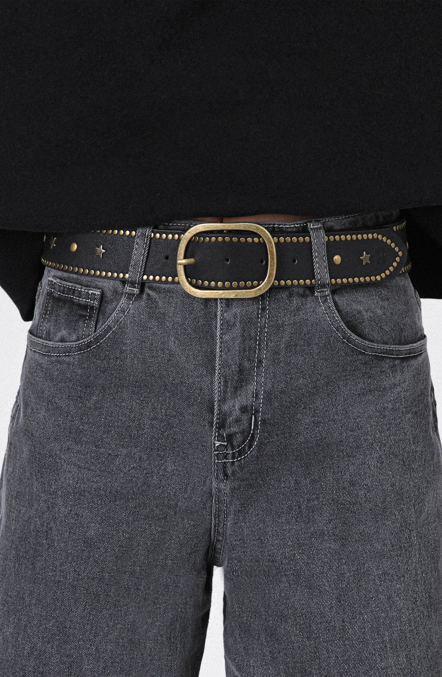 Cinturón Estrellas Tachas Black