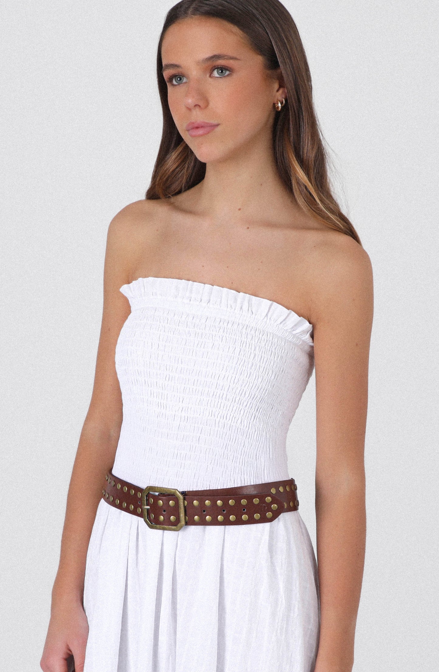 Cinturón Tachas Brown