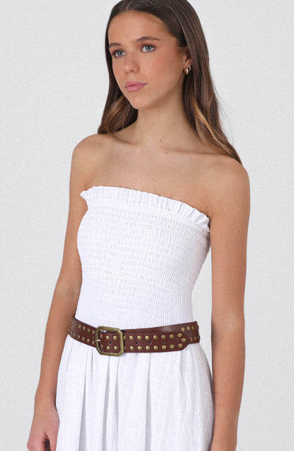 Cinturón Tachas Brown