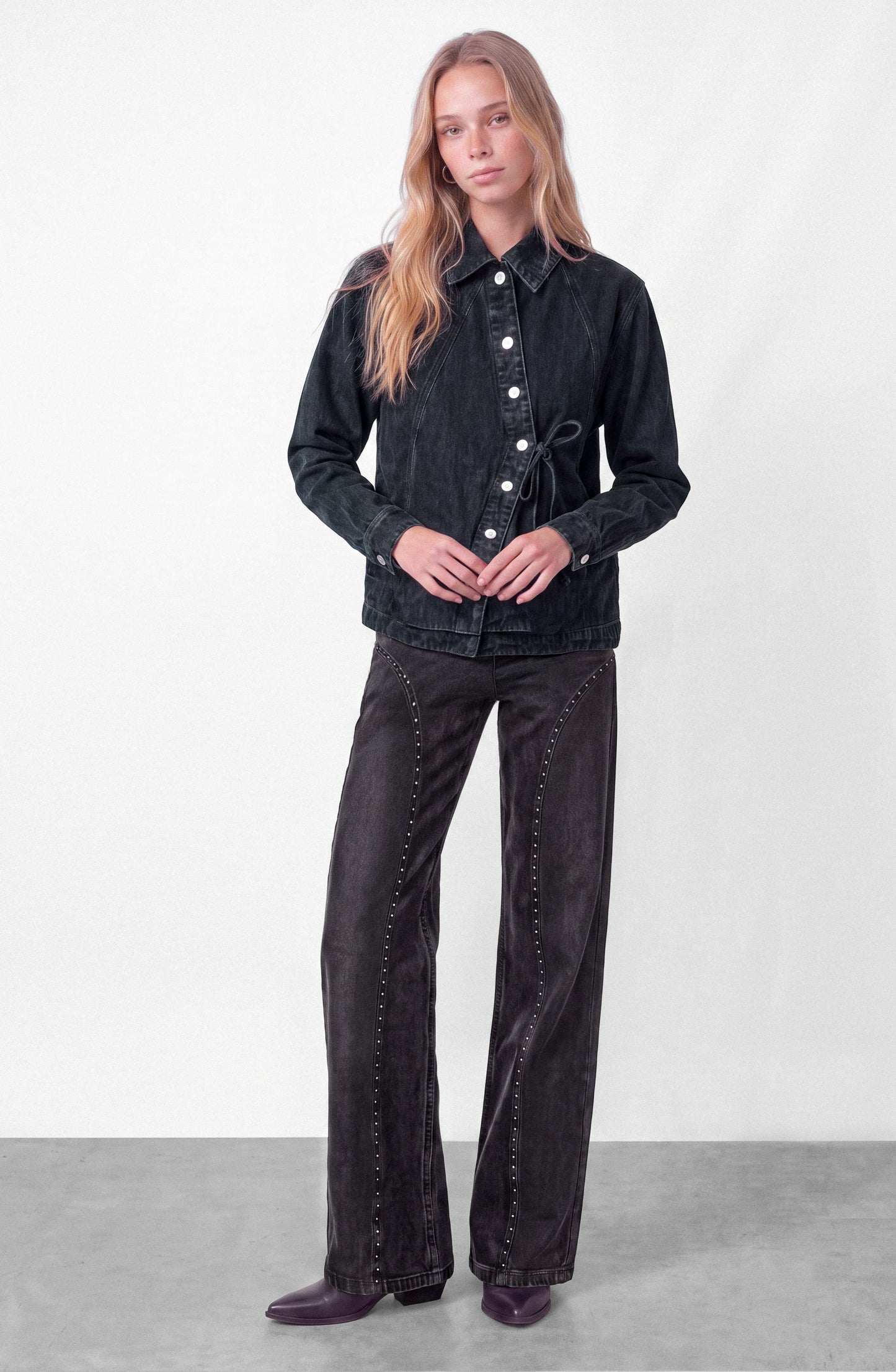 Chaqueta Denim Cinta
