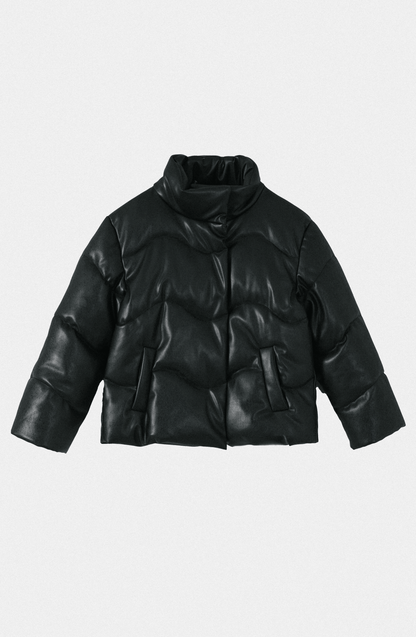 Puffa PU Diagonal Black