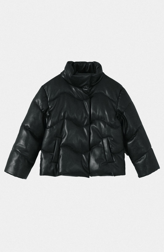 Puffa PU Diagonal Black