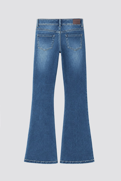 Pantalón Pretina Botones Blue